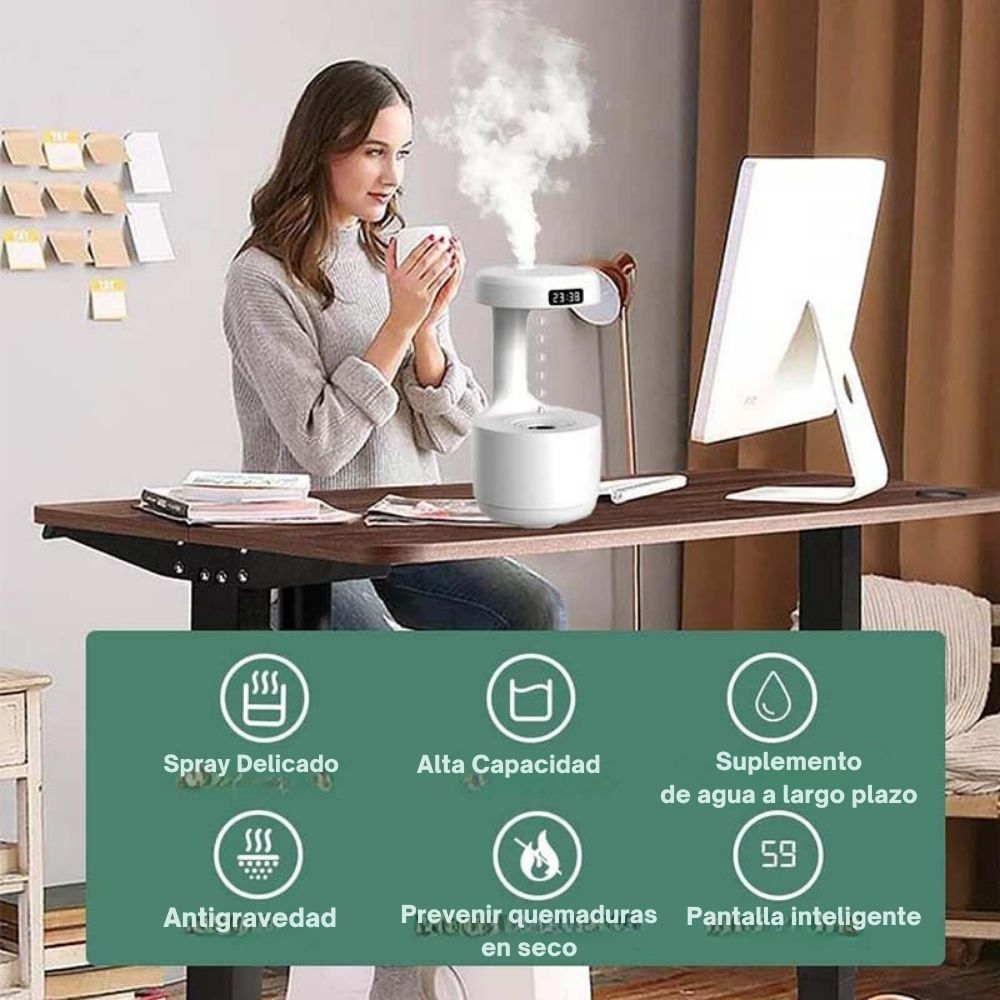 Humidificador Difusor Antigravedad
