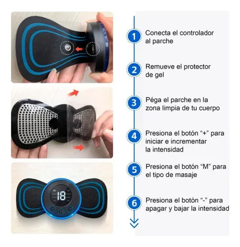 COMBO: Tapete y Parche de Electromasaje