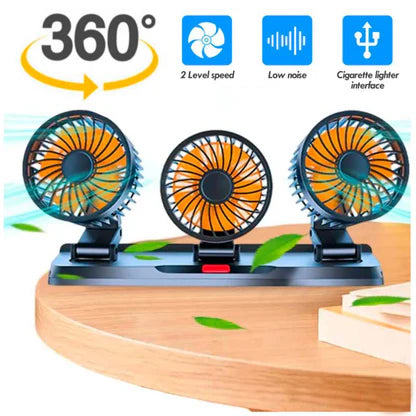 Ventilador x3 Turbina para carro