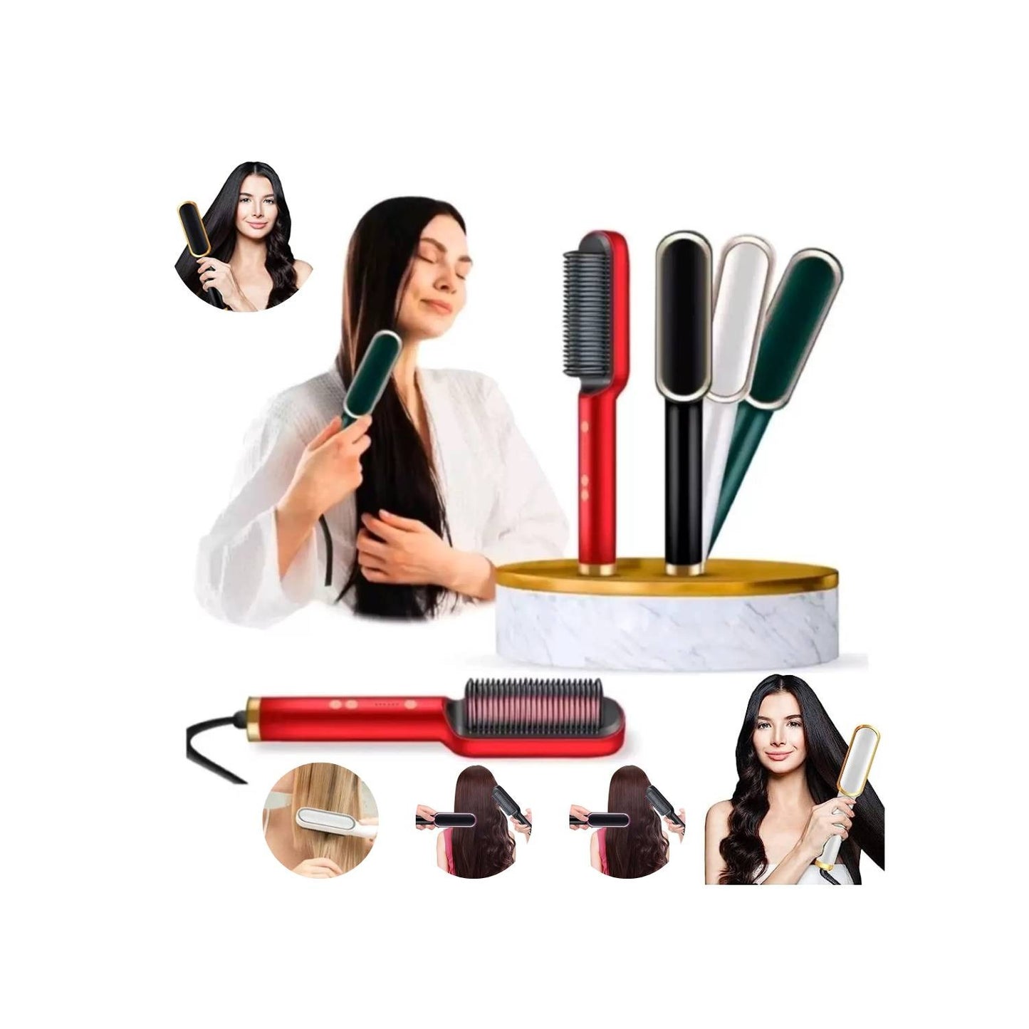 Cepillo alisador para cabello