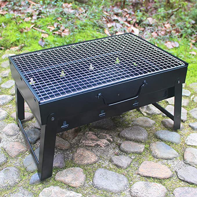 Parrilla carbon portatil acero FK15-80