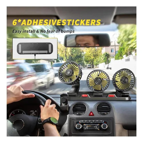 Ventilador x3 Turbina para carro