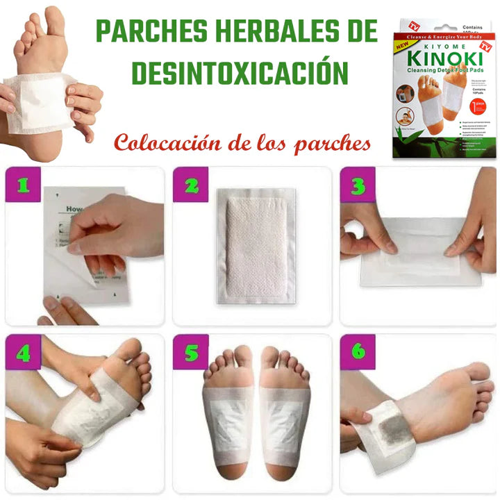 KINOKI: Parche Japonés para desintoxicación *10 UNDS