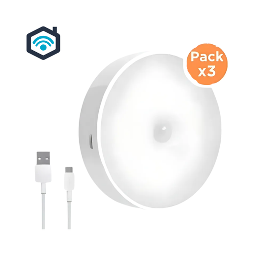 Lampara Con Sensor Recargable  X3 UND