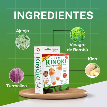KINOKI: Parche Japonés para desintoxicación *10 UNDS